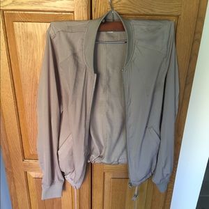 Blush silk H&M jacket